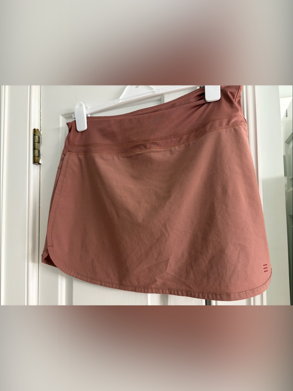 Free Fly Apparel Mini Skort in Dusty Rose